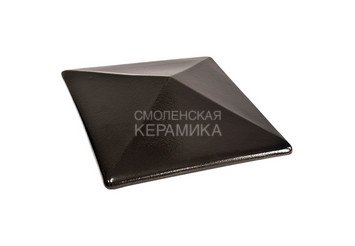 Керамическая шляпа King Klinker 310х445 ониксовый черный 1