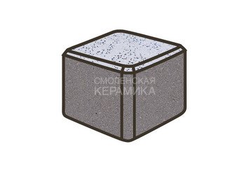 Гранитная тротуарная плитка Готика, Куб Granite FINO, 100x100x100, Покостовский 1
