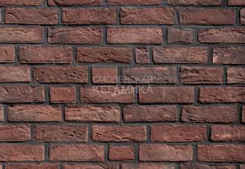 Фасадная плитка ручной формовки Real Brick «Europe» кирпичный 2