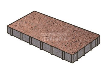 Тротуарная плитка Готика, Плита Premium Gold, 600x300x80 мм, цвет Голд 15 1