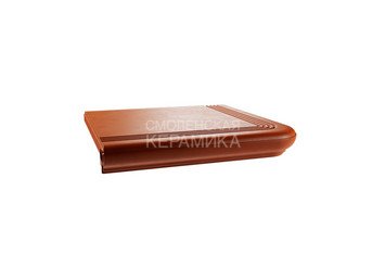 Ступень из полимерного композита угловая ZKING Verona красная 3